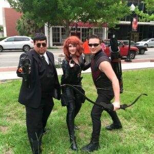 Avengers on the Lawn in Bartow with A to Z Cosplay